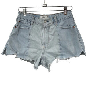 Abercrombie & Fitch Light Blue Jean Shorts
